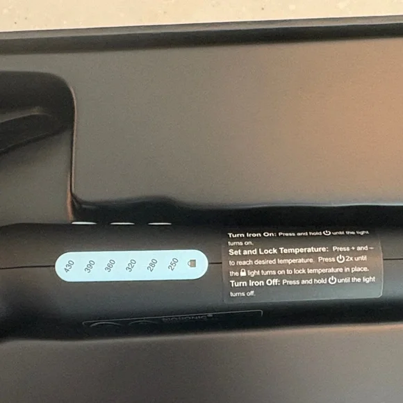 Bio Ionic Long Barrel Styler 1" Pro Curling Iron - Black - Picture 2 of 6